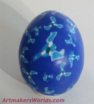 Polymer clay egg
