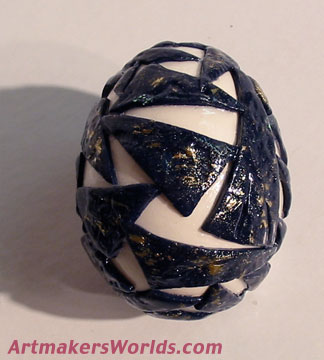 Polymer clay egg
