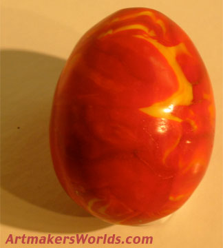 Polymer clay egg