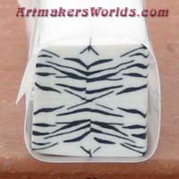Clay cane zebra Stripe