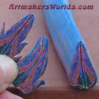 Clay cane Feather scrappy