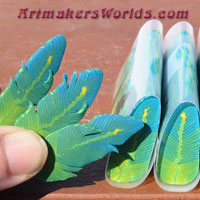 Parrot Feather Cane
