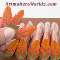 Another Orange Parrot feather