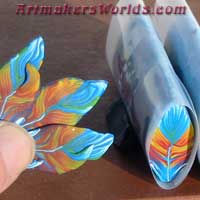 Rainbow feather version two