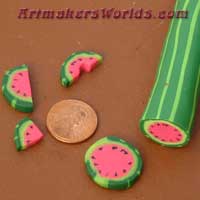 Clay cane Watermelon