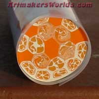 Orange honeycomb