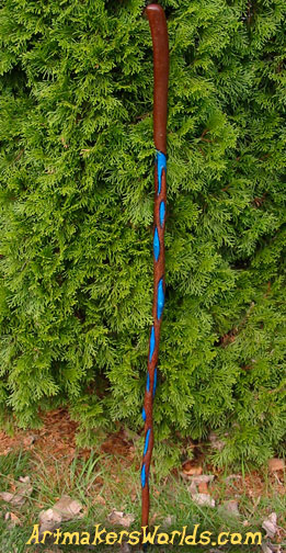 Blue Flame walking stick