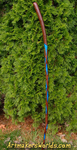 Blue Flame walking stick