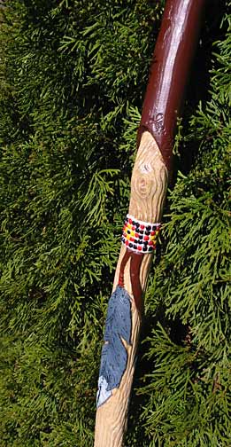 Native American walking stick