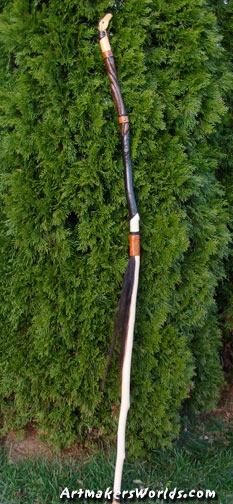 Horse Head very tall walking staff