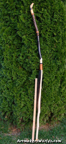 Horse Head very tall walking staff