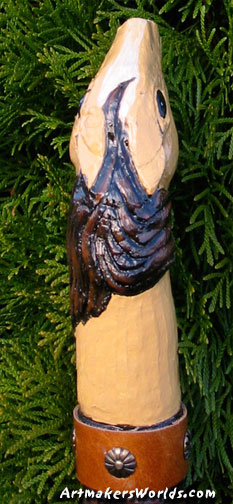 Horse Head very tall walking staff