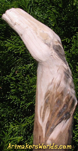 Horse Head very tall walking staff