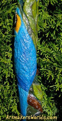 Macaw walking stick